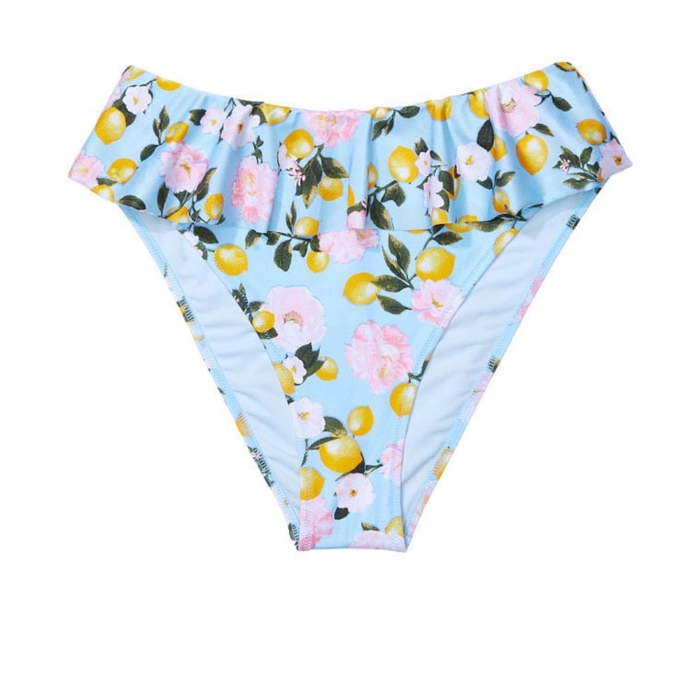 Victoria Secret Ruffle High Waisted Cheeky Bikini Bottom